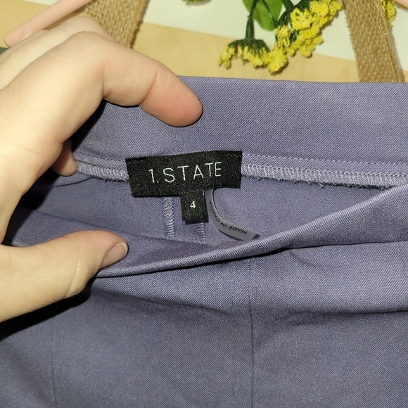 1. State dress pants Lilic purple 💜 NEW NEW NEW Size 4 - Picture 2 of 4